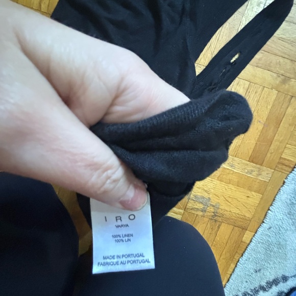 IRO linen black tank top distressed - Picture 4 of 4